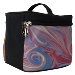 Intricate Swirls Make Up Travel Bag (small) by kaleidomarblingart