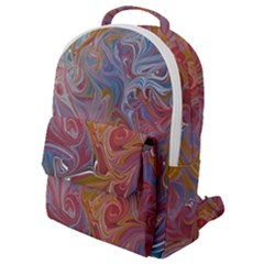 Intricate Swirls Flap Pocket Backpack (small)