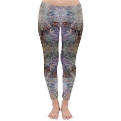 Marbling Ornate Classic Winter Leggings