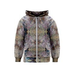 Marbling Ornate Kids  Zipper Hoodie