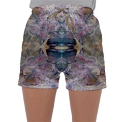 Marbling Ornate Sleepwear Shorts by kaleidomarblingart