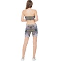 Marbling ornate Stretch Shorts and Tube Top Set View2