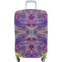 Wings Repeats Luggage Cover (large) by kaleidomarblingart