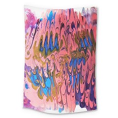 Painted Ornate, Marbling Art Large Tapestry