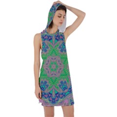 Springflower3 Racer Back Hoodie Dress by LW323