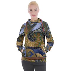 Ancient Seas Women s Hooded Pullover by LW323