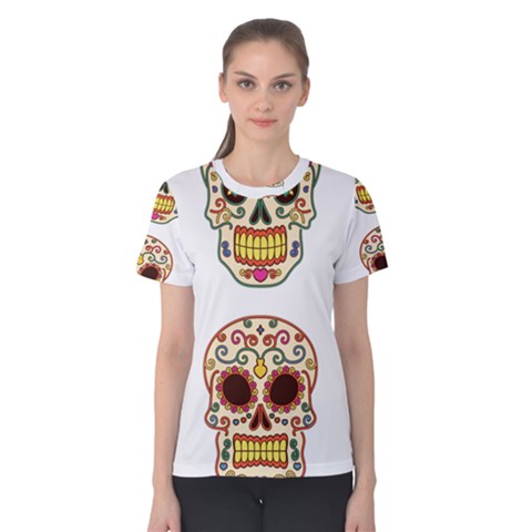 Day Of The Dead Day Of The Dead Women s Cotton Tee by GrowBasket