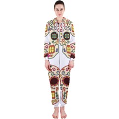 Day Of The Dead Day Of The Dead Hooded Jumpsuit (ladies) 