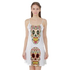 Day Of The Dead Day Of The Dead Satin Night Slip by GrowBasket