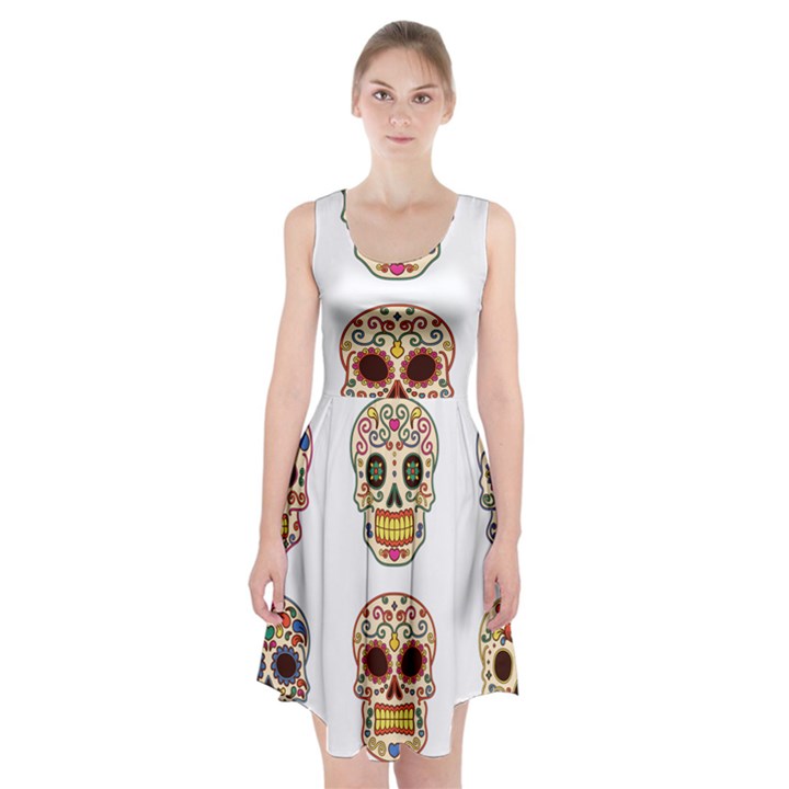 Day Of The Dead Day Of The Dead Racerback Midi Dress