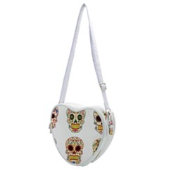 Day Of The Dead Day Of The Dead Heart Shoulder Bag by GrowBasket