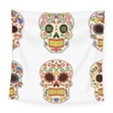 Day Of The Dead Day Of The Dead Square Tapestry (Large) View1