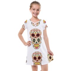 Day Of The Dead Day Of The Dead Kids  Cross Web Dress