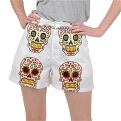 Day Of The Dead Day Of The Dead Ripstop Shorts by GrowBasket