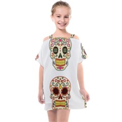 Day Of The Dead Day Of The Dead Kids  One Piece Chiffon Dress by GrowBasket