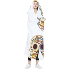 Day Of The Dead Day Of The Dead Wearable Blanket