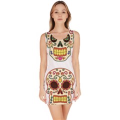 Day Of The Dead Day Of The Dead Bodycon Dress by GrowBasket