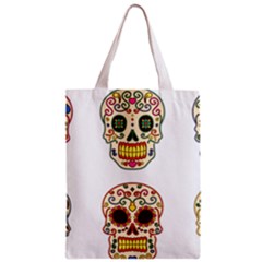 Day Of The Dead Day Of The Dead Zipper Classic Tote Bag