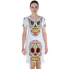 Day Of The Dead Day Of The Dead Short Sleeve Nightdress by GrowBasket