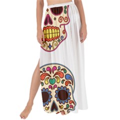 Day Of The Dead Day Of The Dead Maxi Chiffon Tie-up Sarong by GrowBasket