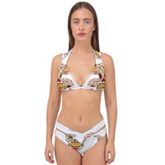 Day Of The Dead Day Of The Dead Double Strap Halter Bikini Set