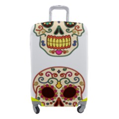 Day Of The Dead Day Of The Dead Luggage Cover (small) by GrowBasket