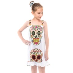 Day Of The Dead Day Of The Dead Kids  Overall Dress by GrowBasket