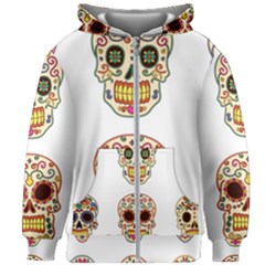 Day Of The Dead Day Of The Dead Kids  Zipper Hoodie Without Drawstring