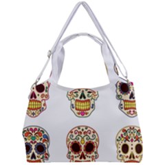 Day Of The Dead Day Of The Dead Double Compartment Shoulder Bag