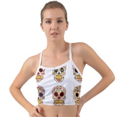 Day Of The Dead Day Of The Dead Mini Tank Bikini Top by GrowBasket