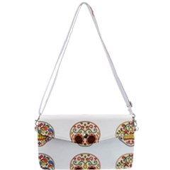 Day Of The Dead Day Of The Dead Removable Strap Clutch Bag by GrowBasket