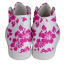 Hibiscus pattern pink Women s Hi-Top Skate Sneakers View4