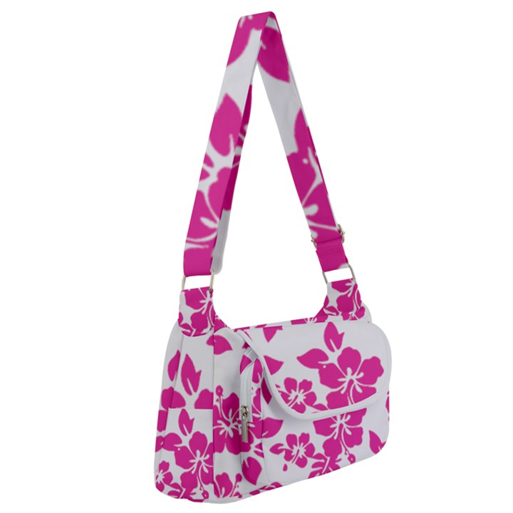 Hibiscus pattern pink Multipack Bag