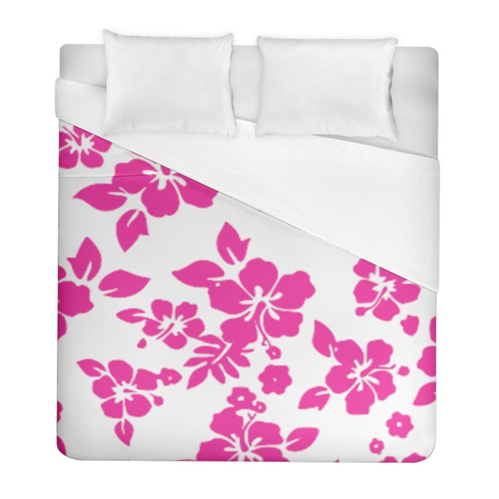 Hibiscus pattern pink Duvet Cover (Full/ Double Size)