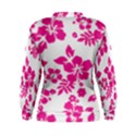 Hibiscus pattern pink Women s Sweatshirt View2