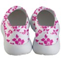 Hibiscus pattern pink Men s Lightweight Slip Ons View4