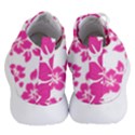 Hibiscus pattern pink Women s Lightweight High Top Sneakers View4