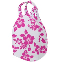 Hibiscus Pattern Pink Travel Backpacks by GrowBasket