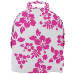 Hibiscus Pattern Pink Mini Full Print Backpack by GrowBasket