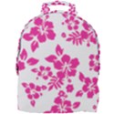 Hibiscus pattern pink Mini Full Print Backpack View1