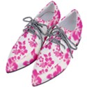 Hibiscus pattern pink Pointed Oxford Shoes View2