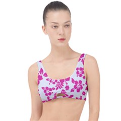 Hibiscus Pattern Pink The Little Details Bikini Top by GrowBasket