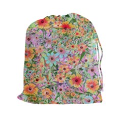 Secretgarden Drawstring Pouch (2xl) by PollyParadise