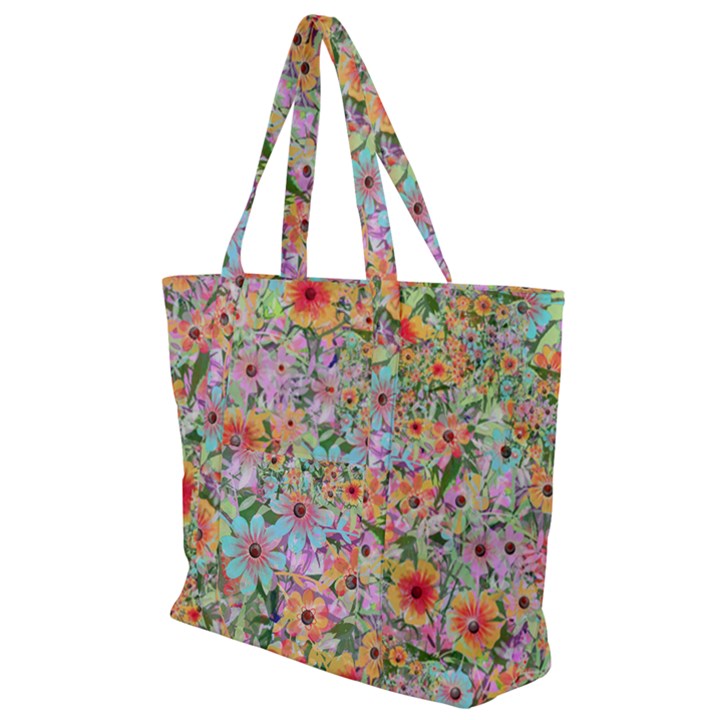 Secretgarden Zip Up Canvas Bag