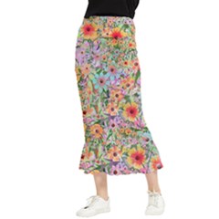 Secretgarden Maxi Fishtail Chiffon Skirt