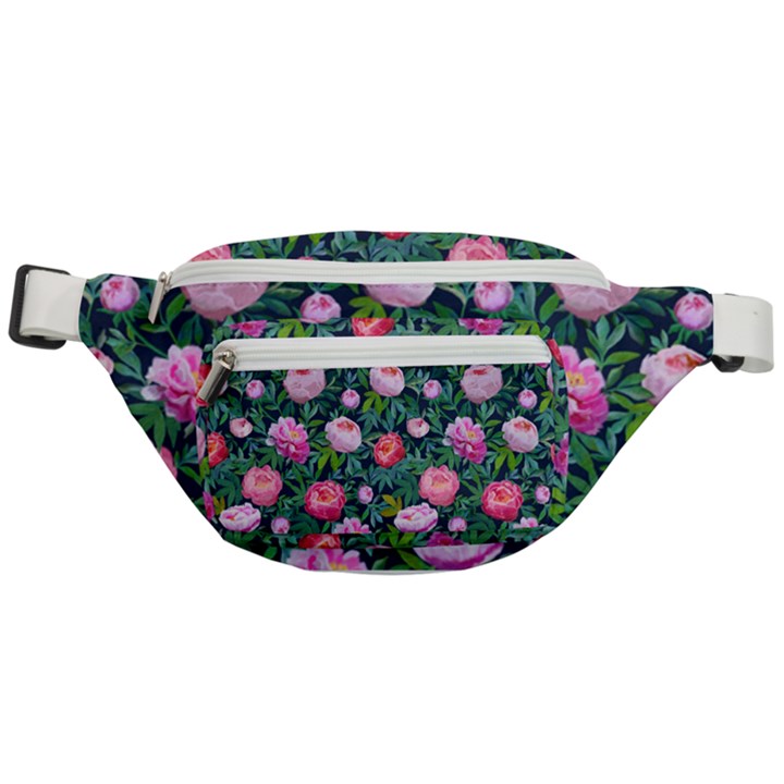 Delicate Watercolor Peony Fanny Pack