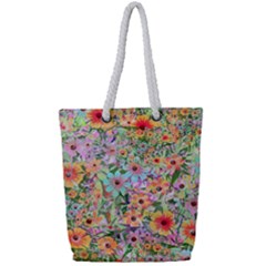 Secretgarden Full Print Rope Handle Tote (small) by PollyParadise