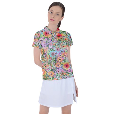 Secretgarden Women s Polo Tee by PollyParadise