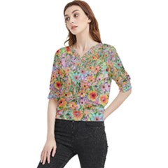 Secretgarden Quarter Sleeve Blouse