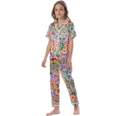 Secretgarden Kids  Satin Short Sleeve Pajamas Set